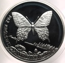 20 zł złotych 2001 Paź Królowej Zwierzęta Świata Motyl SREBRO