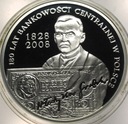 10 zł złotych 2009 BANKOWOŚĆ 180 lat bankowości centralnej SREBRO