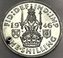 Anglia UK 1 szyling shilling 1946 Jerzy VI George SREBRO