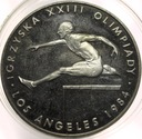 200 zł złotych 1984 Igrzyska Los Angeles SREBRO