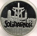 100000 zł 1990 Solidarność MAŁA GRUBA RZADKA