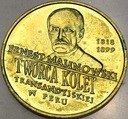 2 zł złote 1999 Ernest Malinowski Peru