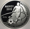 10 zł złotych 2006 Niemcy Mistrzostwa Świata FIFA HOLOGRAM SREBRO