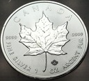 Kanada 5 dolarów 2019 Liść klonu klonowy uncja 1 oz SREBRO (1)