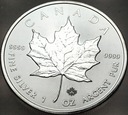 Kanada 5 dolarów 2019 Liść klonu klonowy uncja 1 oz SREBRO (2)