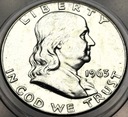 USA 1/2 dolara Half Dollar 1963 Franklin SREBRO