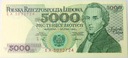 1988 5000 zł złotych Chopin seria EA