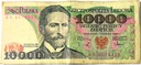 1988 10000 zł złotych Wyspiański, seria BB