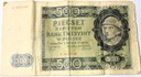 1940 500 zł Pięćset Złotych seria A Góral