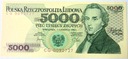 1982 5000 zł złotych Chopin seria CG