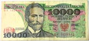 1988 10000 zł złotych Wyspiański, seria BK