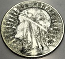 5 zł złotych 1934 Głowa Kobiety Polonia SREBRO