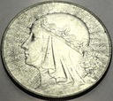 10 zł złotych 1933 Głowa Kobiety Polonia Babka SREBRO