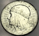 5 zł złotych 1934 Głowa Kobiety Polonia SREBRO ŁADNA (2)