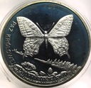 20 zł złotych 2001 Paź Królowej Zwierzęta Świata Motyl SREBRO