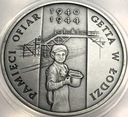 20 zł złotych 2004 GETTO Pamięci ofiar Getta w Łodzi SREBRO