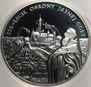 20 zł złotych 2005 Jasna Góra Obrona Częstochowa SREBRO