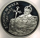 10 zł złotych 1998 Zygmunt III Waza PÓŁPOSTAĆ SREBRO