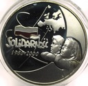10 zł złotych 2000 Solidarność 1980 SREBRO