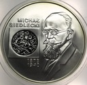 10 zł złotych 2001 Michał Siedlecki SREBRO