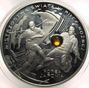 10 zł złotych 2002 Korea Japonia Mistrzostwa w Piłce Nożnej BURSZTYN SREBRO