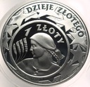 10 zł złotych 2004 1 zł 1924 Żniwiarka Dzieje Złotego SREBRO