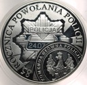 10 zł złotych 2004 POLICJA 85 rocznica powołania Policji SREBRO