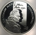 10 zł złotych 2005 Stanisław August Poniatowski POPIERSIE SREBRO
