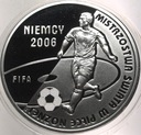 10 zł złotych 2006 Niemcy Mistrzostwa Świata FIFA HOLOGRAM SREBRO