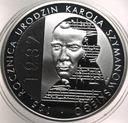 10 zł złotych 2007 Karol Szymanowski SREBRO