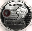 10 zł złotych 2008 Powstanie Wielkopolskie Paderewski SREBRO