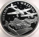 10 zł złotych 2009 Wieluń 1 września 1939 SREBRO