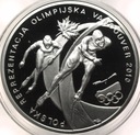 10 zł złotych 2010 Vancouver Igrzyska Olimpiada Reprezentacja SREBRO