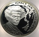 10 zł złotych 2011 Ignacy Jan Paderewski SREBRO