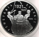 10 zł złotych 2011 Powstania Śląskie SREBRO