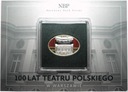 10 zł złotych 2013 100 lat Teatru Polskiego w Warszawie SREBRO