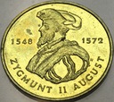 2 zł złote 1996 Zygmunt II August RZADKA
