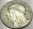 10 zł złotych 1933 Głowa Kobiety Polonia Babka SREBRO