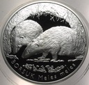 20 zł złotych 2011 Borsuk SREBRO