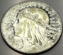 10 zł złotych 1933 Głowa Kobiety Polonia Babka SREBRO