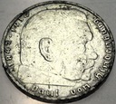 Niemcy 2 marki Reichsmark 1939 Hindenburg SREBRO