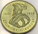 2 zł złote 1996 Zygmunt II August RZADKA