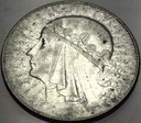10 zł złotych 1933 Głowa Kobiety Polonia Babka SREBRO
