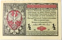 1917 1/2 marki polskiej seria B Generał
