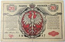 1917 20 mkp dwadzieścia marek polskich seria A Jenerał