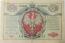 1917 50 Pięćdziesiąt Marek Polskich ser. A Jenerał