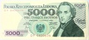1982 5000 zł złotych Chopin seria DF