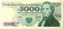 1982 5000 zł złotych Chopin seria DP