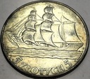 5 zł złotych 1936 Żaglowiec Żaglówka Statek SREBRO