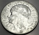 10 zł złotych 1932 Głowa Kobiety Polonia Babka SREBRO